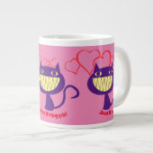 Gelukkige Katten  Grote Koffiekop (Voorkant rechts)