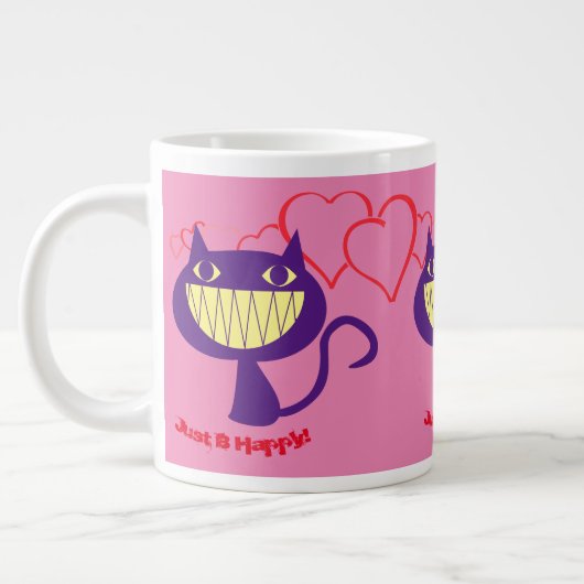 Gelukkige Katten  Grote Koffiekop (Links)
