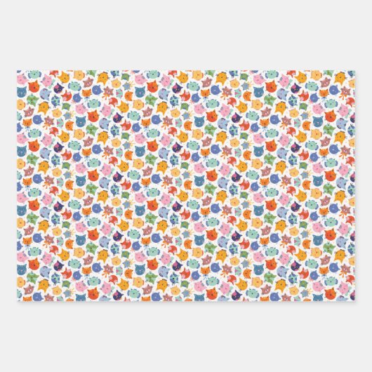 Gelukkige katten inpakpapier vel (Voorkant 2)