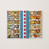 gelukkige katten legpuzzel (Horizontaal)