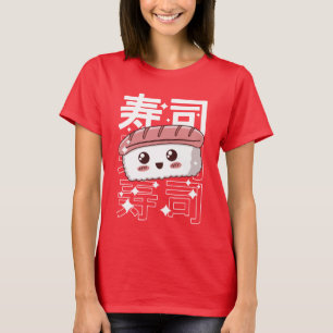 Gelukkige Kawaii Sushi Japanse Food Lover Gift T-S T-shirt