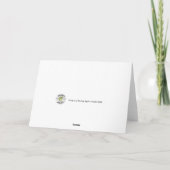 Gelukkige kerst aan een speciaal koppel Nanny Gran Kaart (Achterkant)