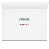 Gelukkige kerstcadeautjes in uw mandje (Binenzijde Horizontaal (Onderkant))