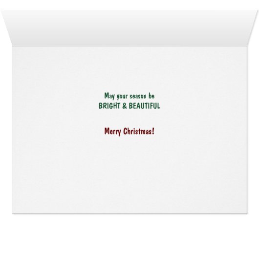 Gelukkige kerstcadeautjes in uw mandje (Binenzijde Horizontaal (Onderkant))