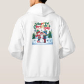 Gelukkige kerstdag hoodie (Achterkant)