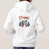 Gelukkige kerstdag hoodie (Achterkant)