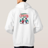 Gelukkige kerstdag hoodie (Achterkant)