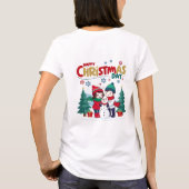 Gelukkige kerstdag t-shirt (Achterkant)