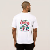 Gelukkige kerstdag t-shirt (Achterkant volledig)