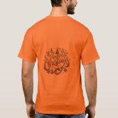 Gelukkige kerstdag t-shirt (Achterkant)