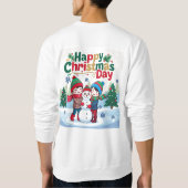 Gelukkige kerstdag trui (Achterkant)