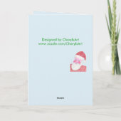 Gelukkige kerstkaarten van Sint-Nicolaas Feestdagen Kaart (Achterkant)