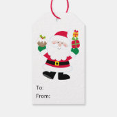 Gelukkige Kerstman Cadeautags Cadeaulabel (Achterkant)