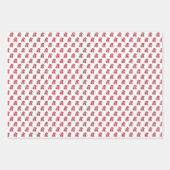 Gelukkige Kerstman Kerstmis Inpakpapier Vel (Voorkant 3)