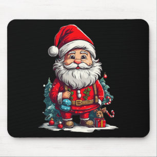 gelukkige Kerstman voor jongens meisjes1 Muismat