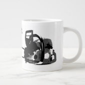 Gelukkige Kerstmis Arborist Boom Chirurg Kettingza Grote Koffiekop (Rechts)