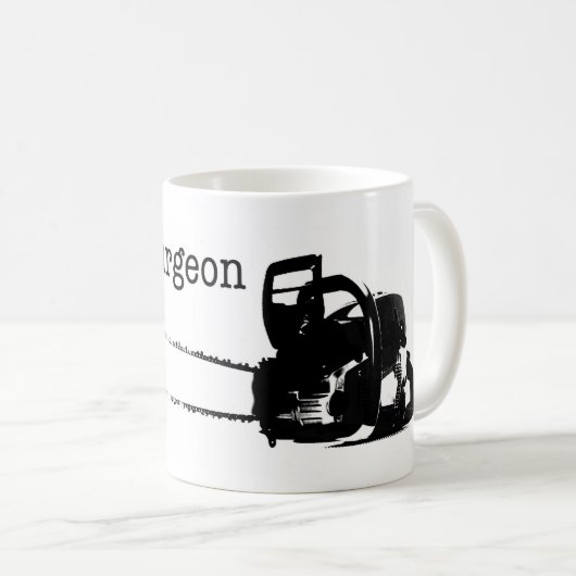 Gelukkige Kerstmis Arborist Boom Chirurg Kettingza Koffiemok (Voorkant rechts)