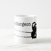 Gelukkige Kerstmis Arborist Boom Chirurg Kettingza Koffiemok (Center)