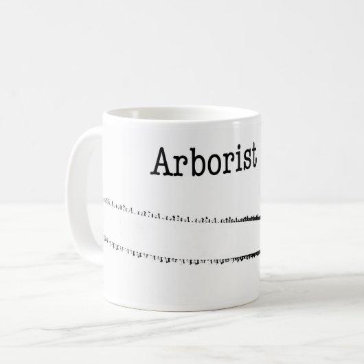 Gelukkige Kerstmis Arborist Boom Chirurg Kettingza Koffiemok (Voorkant links)