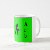 Gelukkige Kerstmis Arborist Boom Chirurg Kettingza Koffiemok (Voorkant rechts)