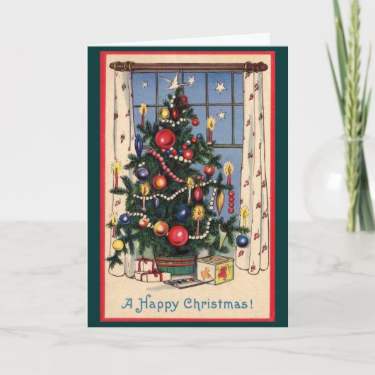 Gelukkige Kerstmis Feestdagen Kaart (Voorkant)