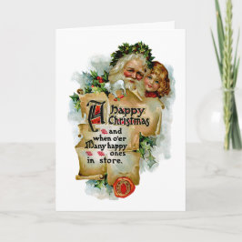 Gelukkige Kerstmis Feestdagen Kaart