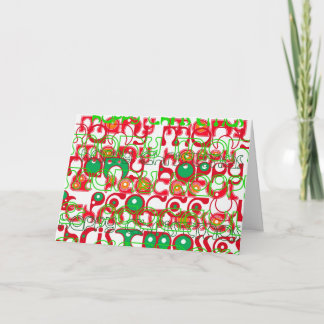 Gelukkige Kerstmis Feestdagen Kaart