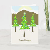 Gelukkige Kerstmis Feestdagen Kaart (Voorkant)