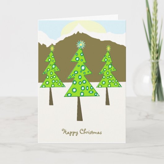 Gelukkige Kerstmis Feestdagen Kaart (Voorkant)