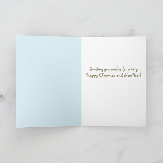 Gelukkige Kerstmis Feestdagen Kaart (Binnen)