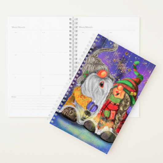 Gelukkige Kerstmis Gnome Planner (Display)