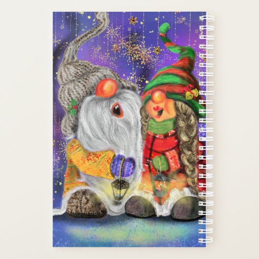 Gelukkige Kerstmis Gnome Planner (Achterkant)