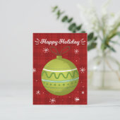 Gelukkige Kerstmis Nieuwjaar kaart (Staand voorkant)