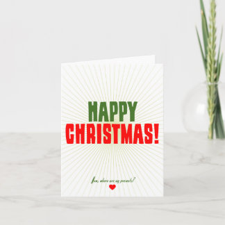 Gelukkige Kerstmis - nu waar mijn cadeaus zijn Feestdagen Kaart