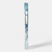 Gelukkige Kerstmis Pinguïn iPhone Case (Achterkant / Links)