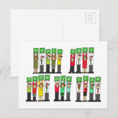 Gelukkige Kerstmis van Ons Team Feestdagenkaart (Voorkant / Achterkant)