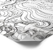 Gelukkige Kerstmis Volwassen Kleuring Poster (Hoek)