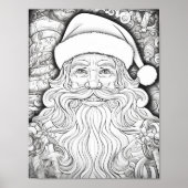 Gelukkige Kerstmis Volwassen Kleuring Poster (Voorkant)