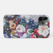 Gelukkige Kerstmis Vrienden iPhone Case (Achterkant (horizontaal))