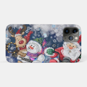 Gelukkige Kerstmis Vrienden iPhone Case