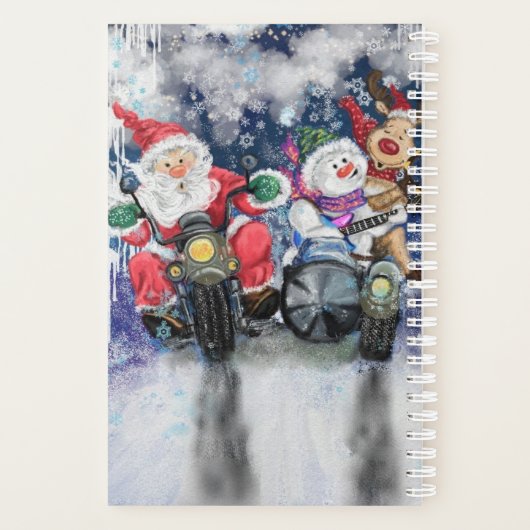 Gelukkige Kerstmisvrienden Grappige Planner (Achterkant)