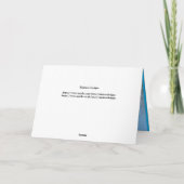 Gelukkige Kerstmiszwaan Kaart (Achterkant)