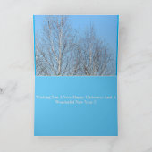 Gelukkige Kerstmiszwaan Kaart (Binnen)