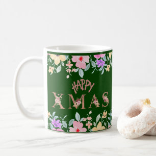 Gelukkige Kerstvakantie Elegant Koffiemok