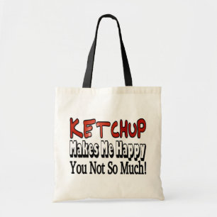 Gelukkige Ketchup Tote Bag