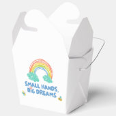 Gelukkige kinder Dag van de Kinderen Kleine Handen Bedankdoosjes (Open)