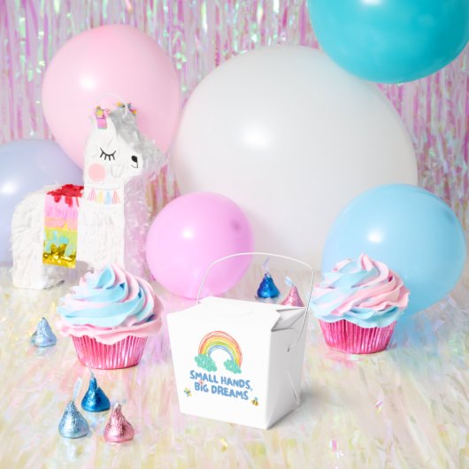 Gelukkige kinder Dag van de Kinderen Kleine Handen Bedankdoosjes (Feest)