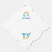 Gelukkige kinder Dag van de Kinderen Kleine Handen Bedankdoosjes (Ongevouwen)