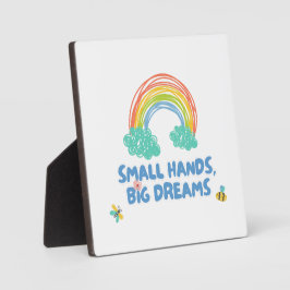 Gelukkige kinder Dag van de Kinderen Kleine Handen Fotoplaat