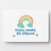 Gelukkige kinder Dag van de Kinderen Kleine Handen Fotoplaat (voorkant)